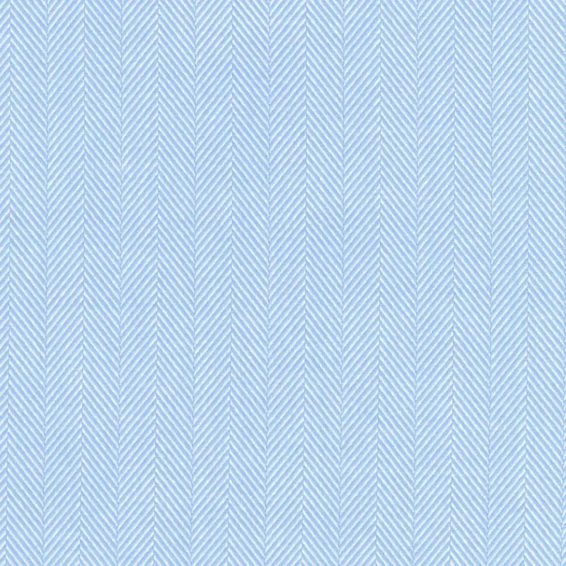 Light Blue Herringbone Shirt Fabric