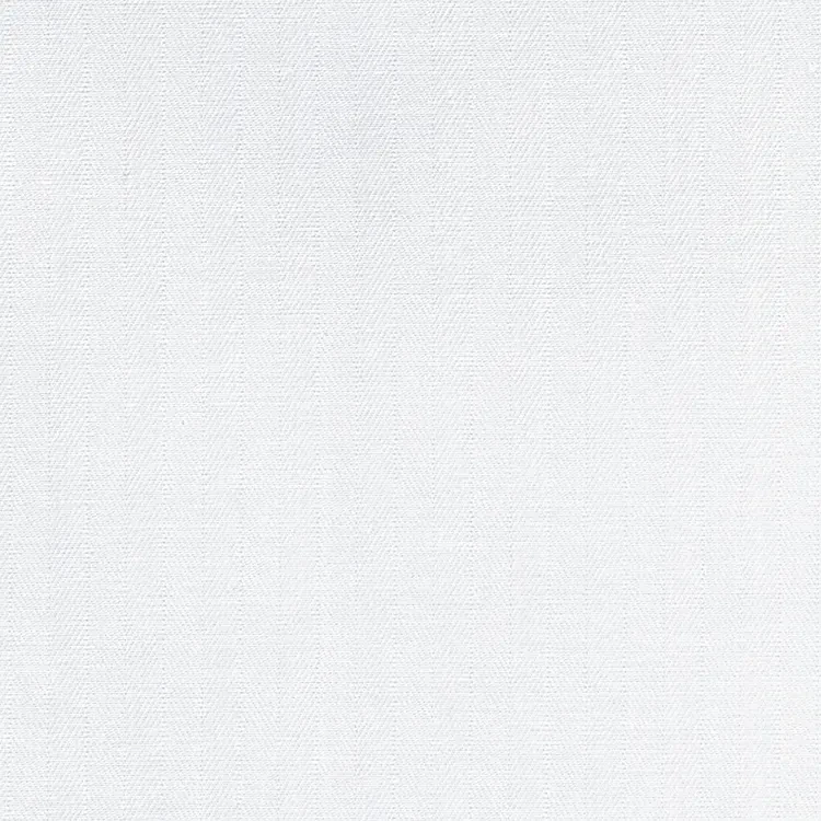White Herringbone Shirt Fabric