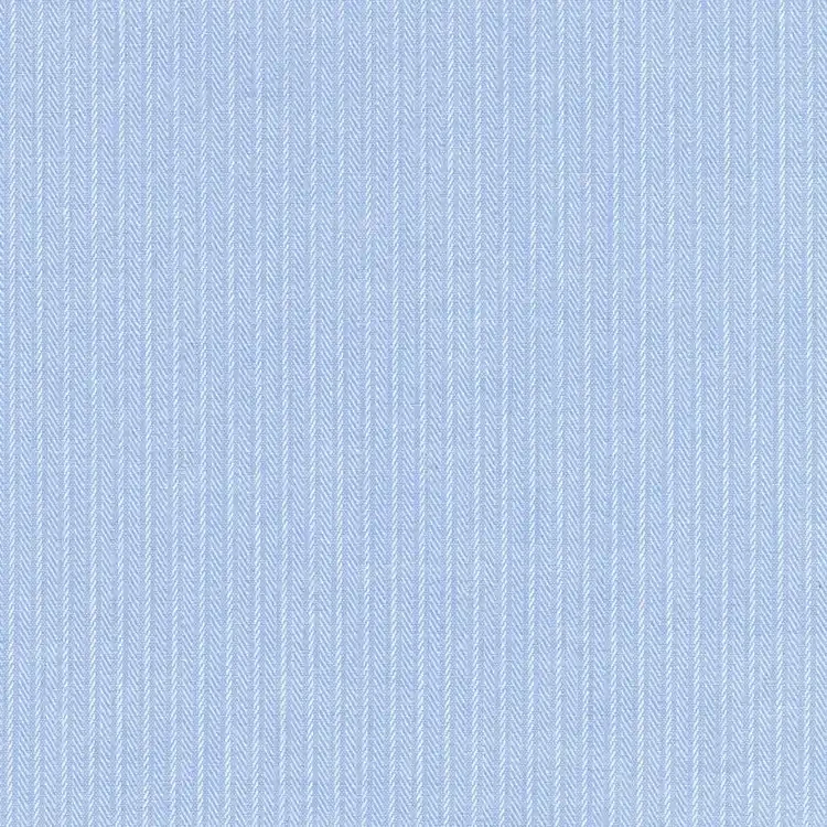 Medium Blue Self Stripe Shirt Fabric
