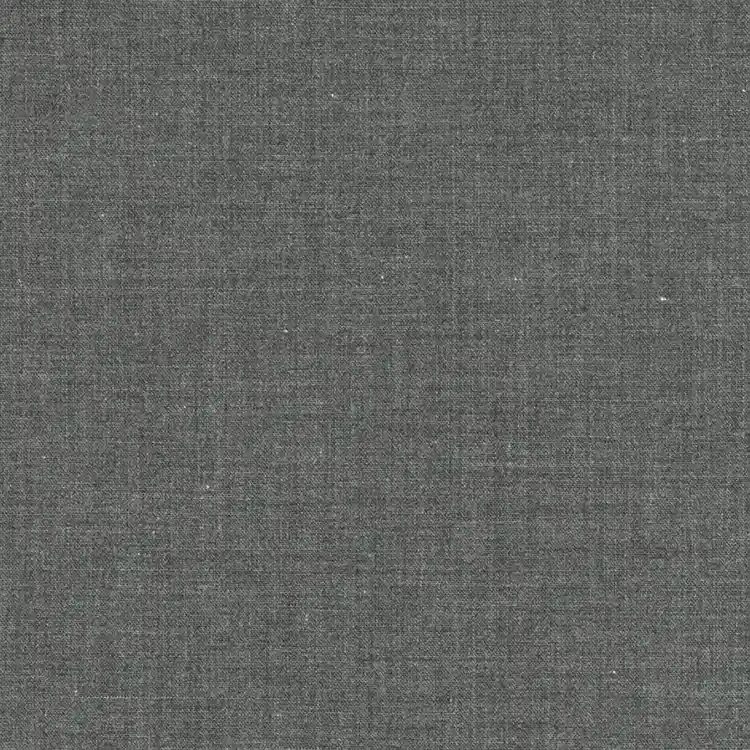 Dark Gray Solid Flannel Look Shirt Fabric