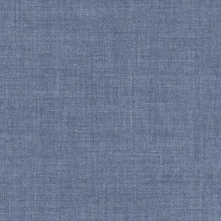 Denim Blue Solid Flannel Look Shirt Fabric