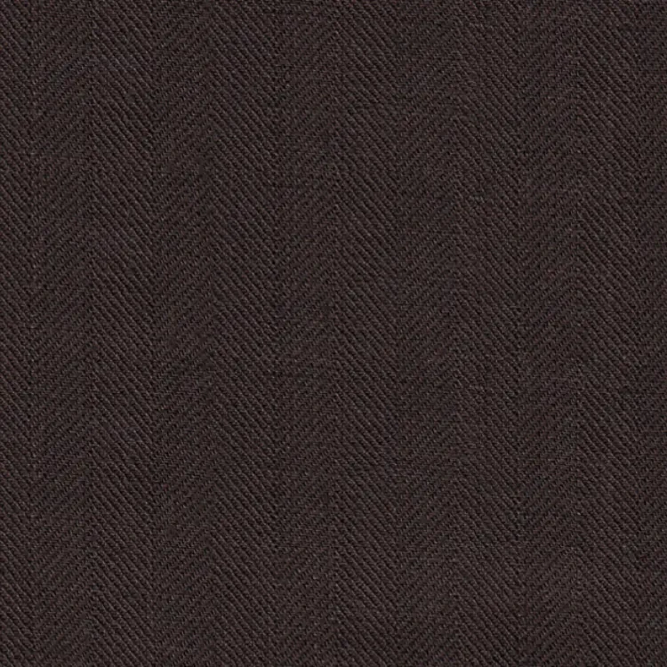 Brown Herringbone Linen