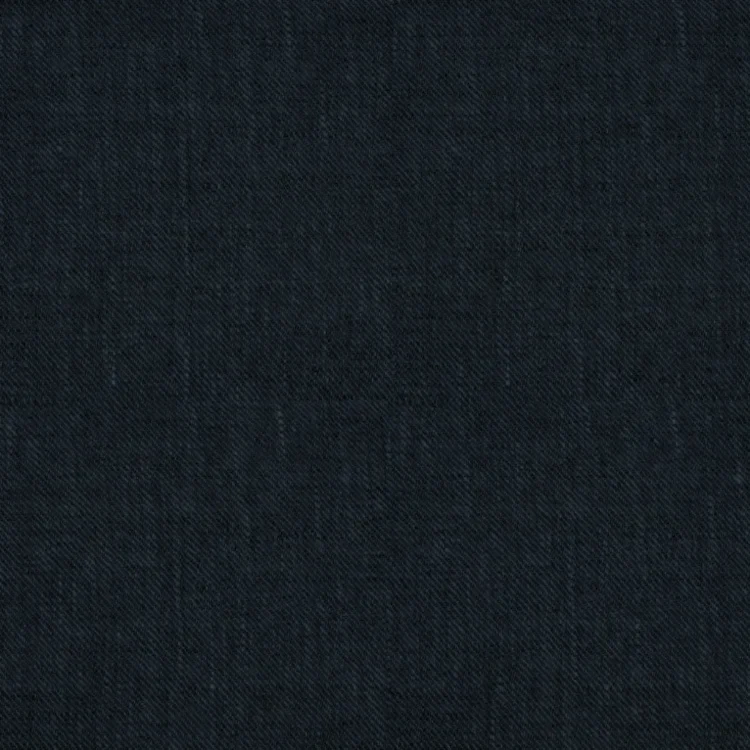 Black Solid Linen