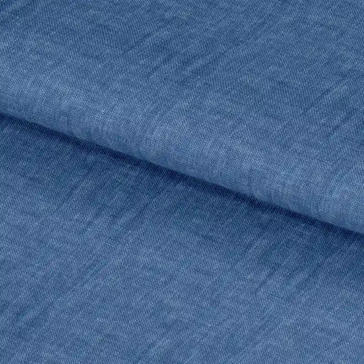 Light Blue Solid Linen