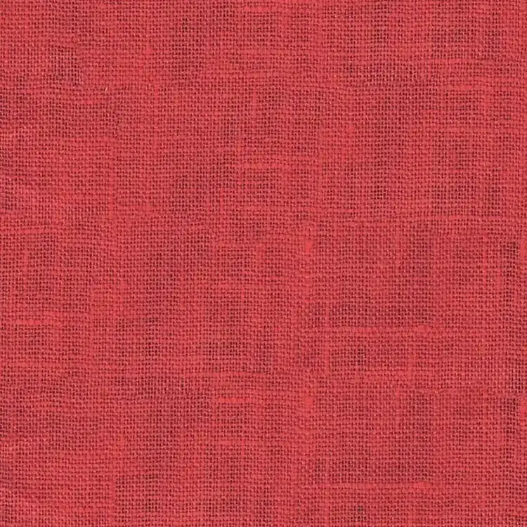 Candy Red Linen Shirt Fabric