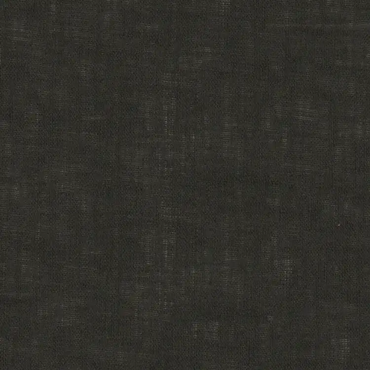 Charcoal Linen Shirt Fabric