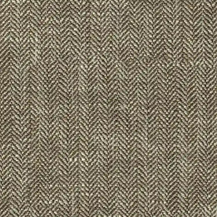 Taupe Herringbone Linen