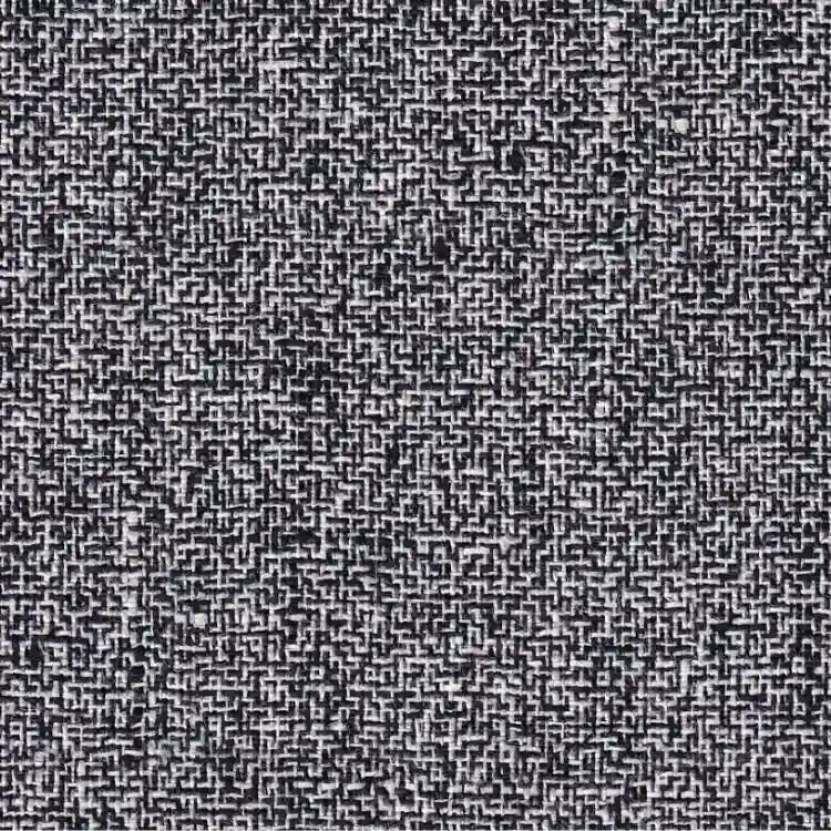 Black and White Self Texture Linen