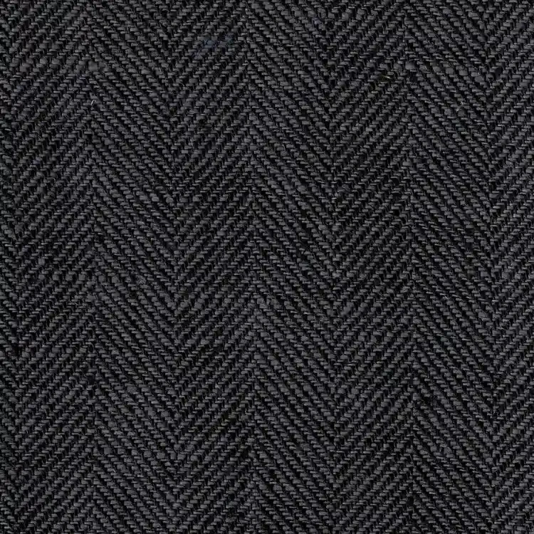 Gray Herringbone Linen