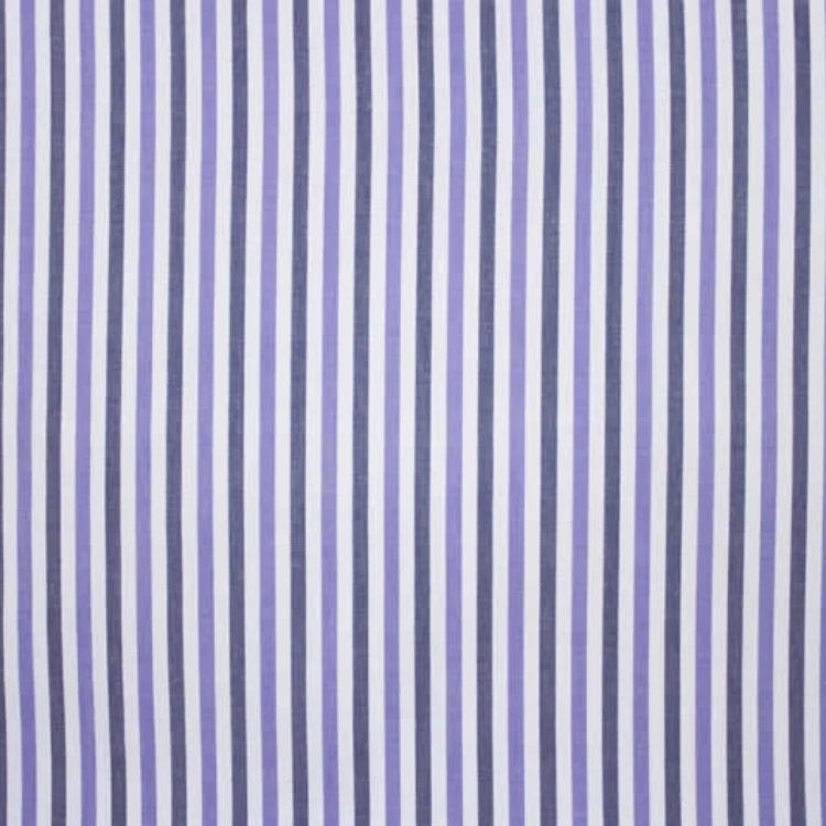 Blue, Purple Stripes Shirt Fabric