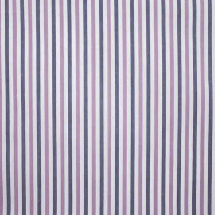 Blue, Pink Stripes Shirt Fabric