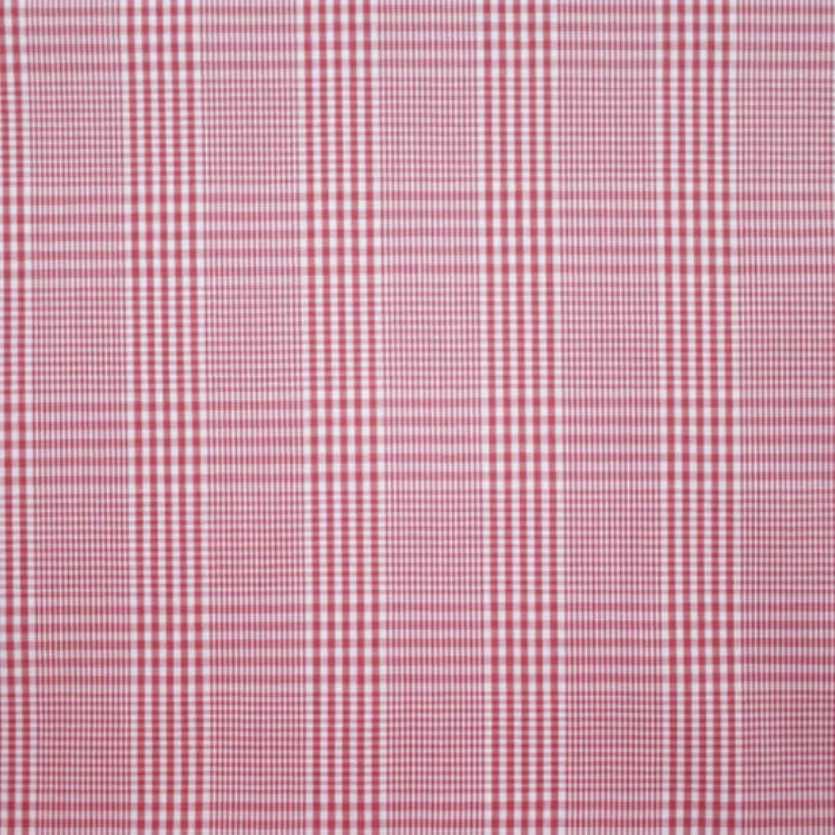 Windowpane Folly Red Shirt Fabric