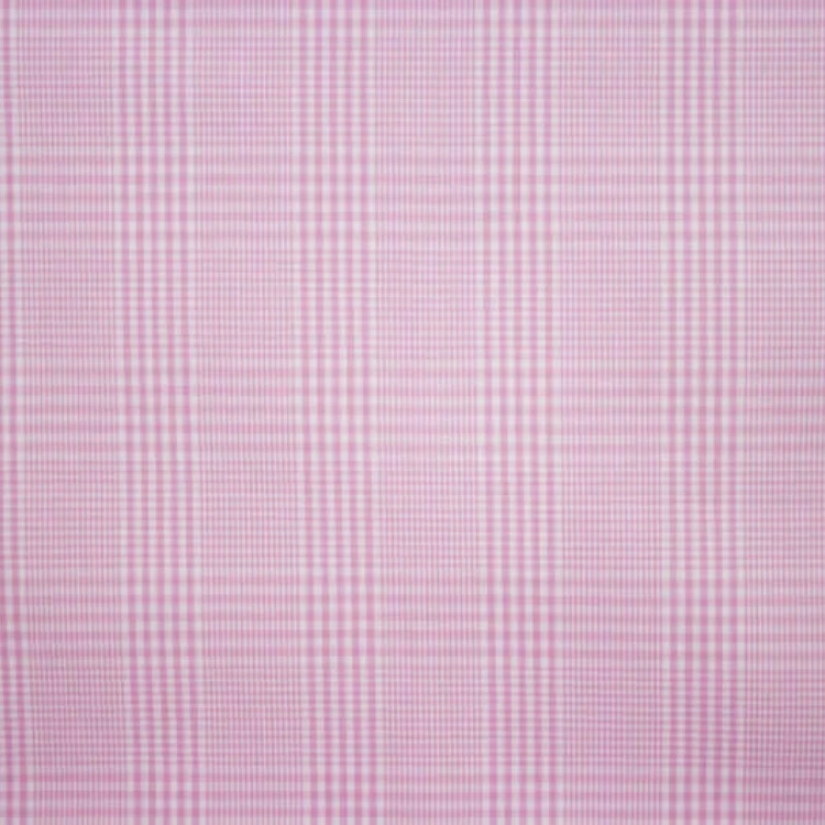 Windowpane Pink Shirt Fabric