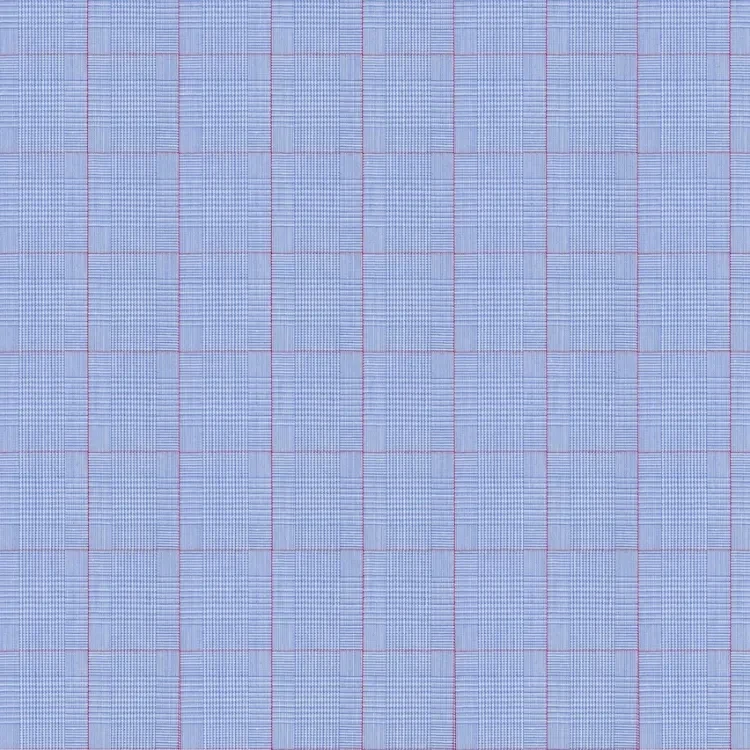 Blue with Burgundy Checks Shirt Fabric