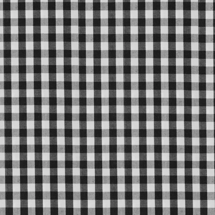 Black and White Checks Shirt Fabric
