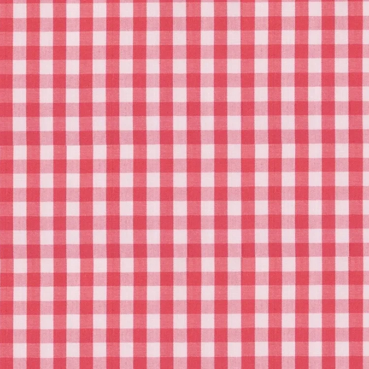 Folly Pink and White Checks Shirt Fabric