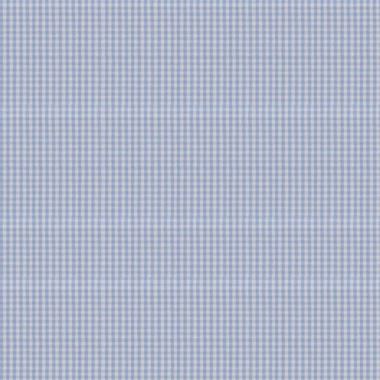 Baby Blue and White Small Checks Shirt Fabric