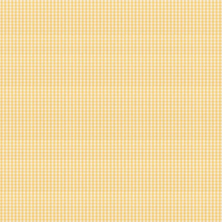 Yellow and White Small Checks Shirt Fabric