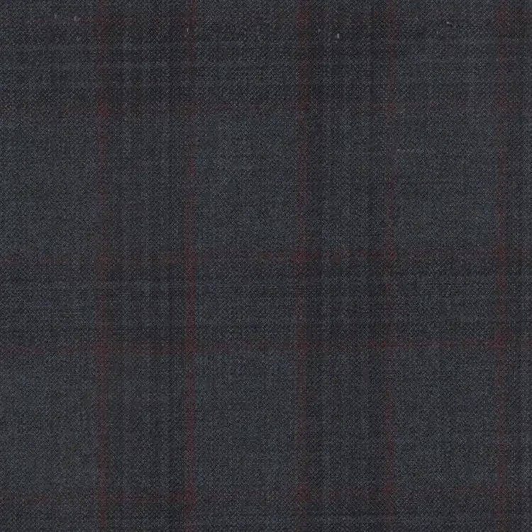 Denim Blue and Plum Plaid