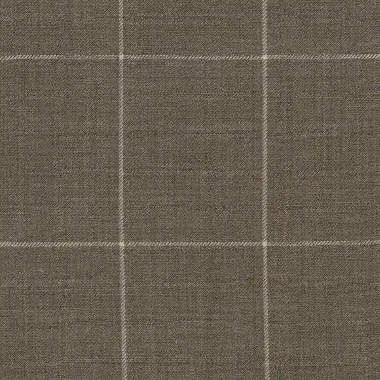 Tan with Cream Windowpane