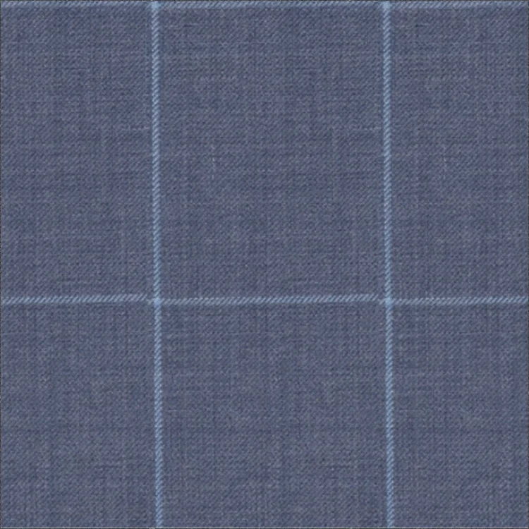 Carbon Blue with Light Blue Windowpane