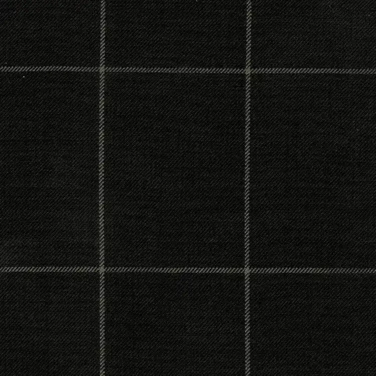 Charcoal with Light Gray Windowpane