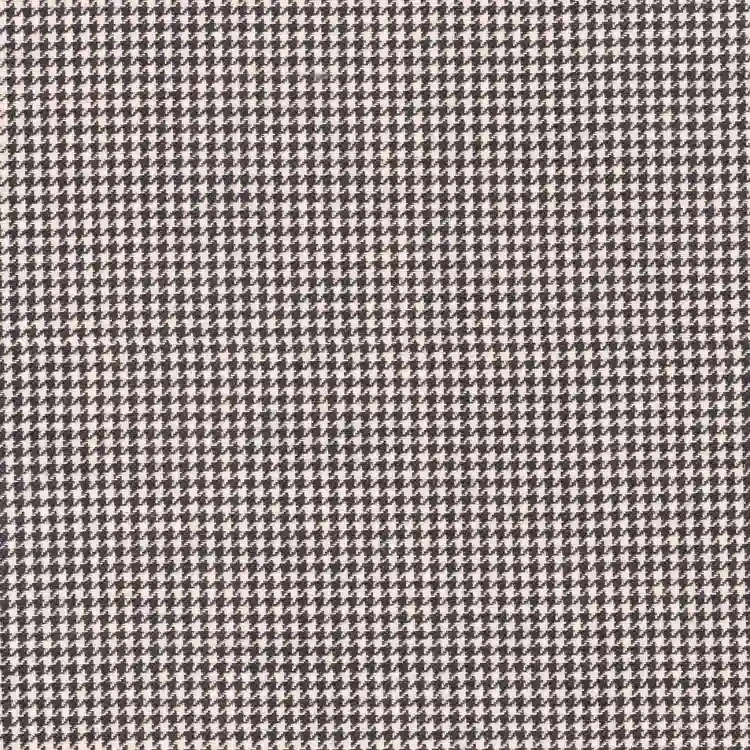 Black and Beige Houndstooth