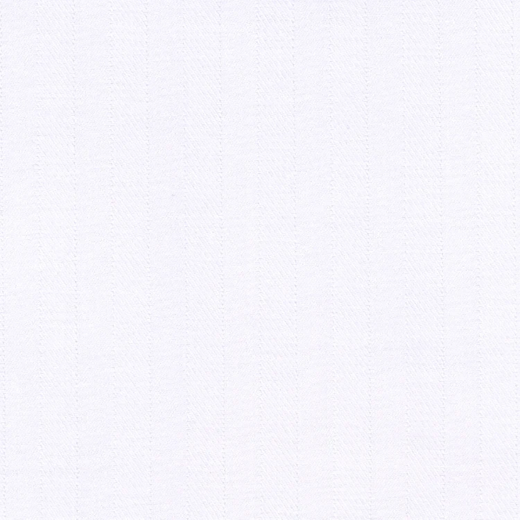 White Herringbone Shirt Fabric