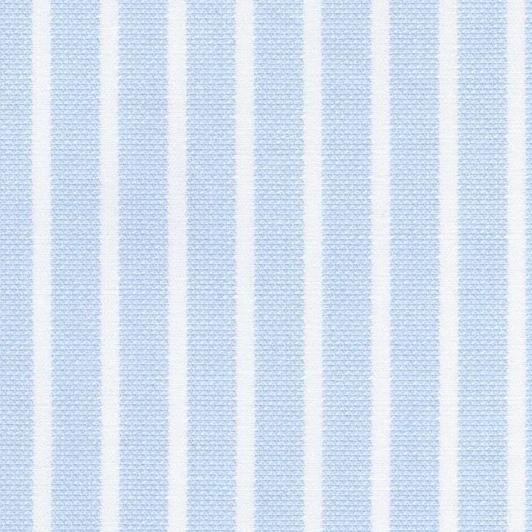Light Blue with White Stripe Shirt Fabric