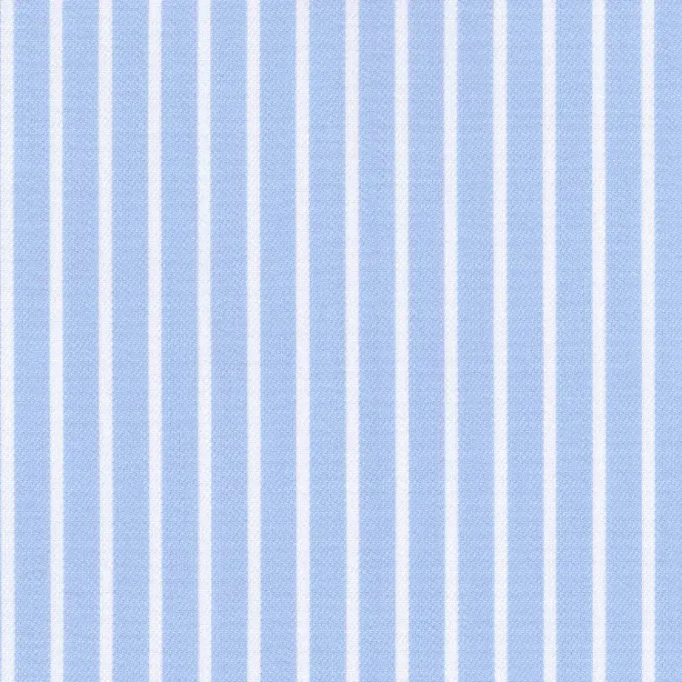 Light Blue with White Stripe Shirt Fabric