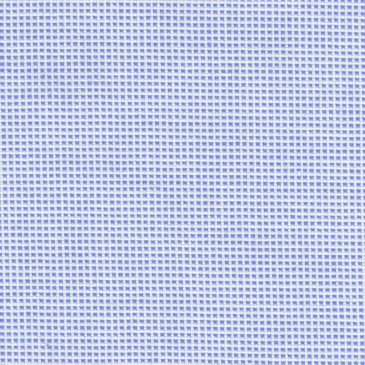 Light Blue Basket Weave Shirt Fabric