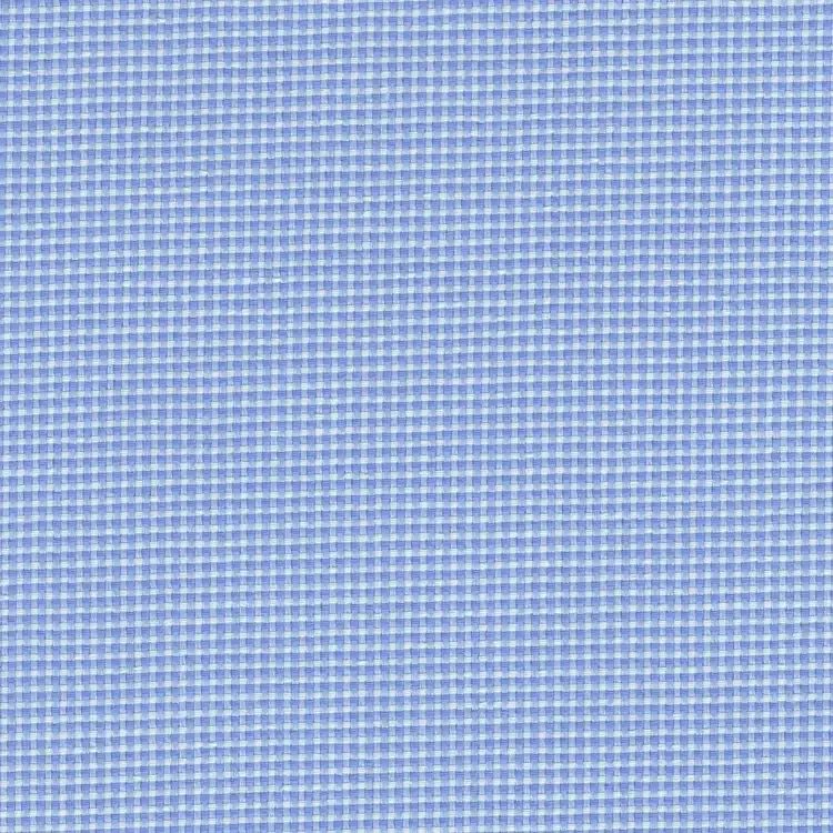 Blue Basket Weave Shirt Fabric