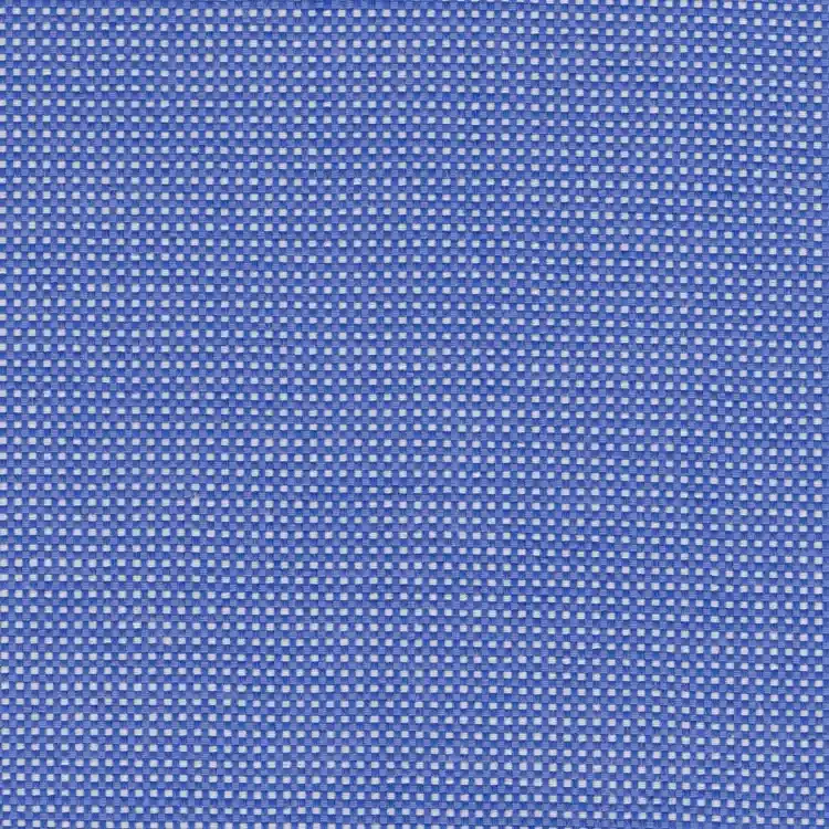 Azure Blue with White Dots Shirt Fabric