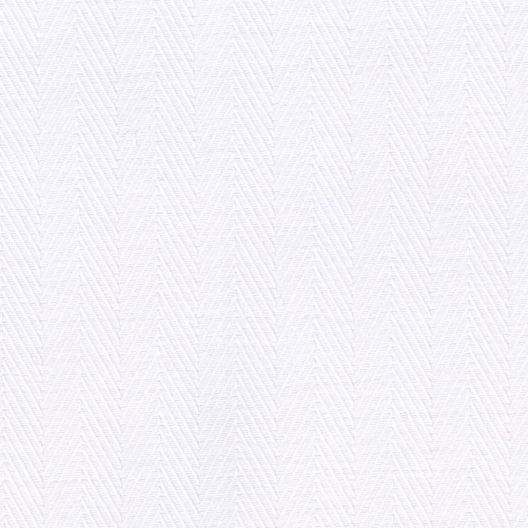 White Herringbone Shirt Fabric