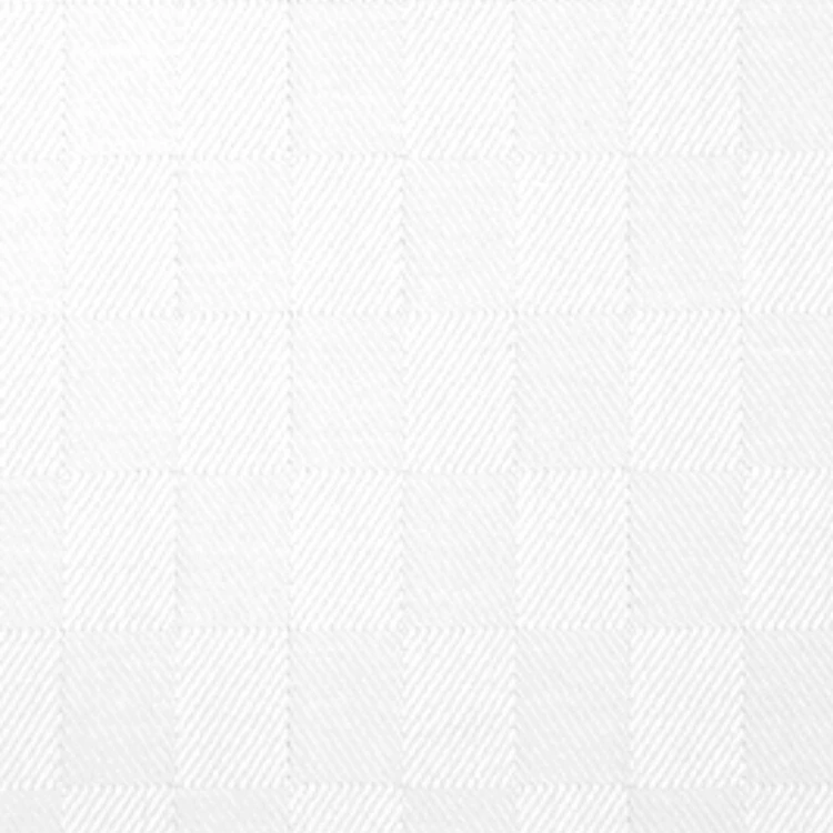 White Chess Board Shirt Fabric