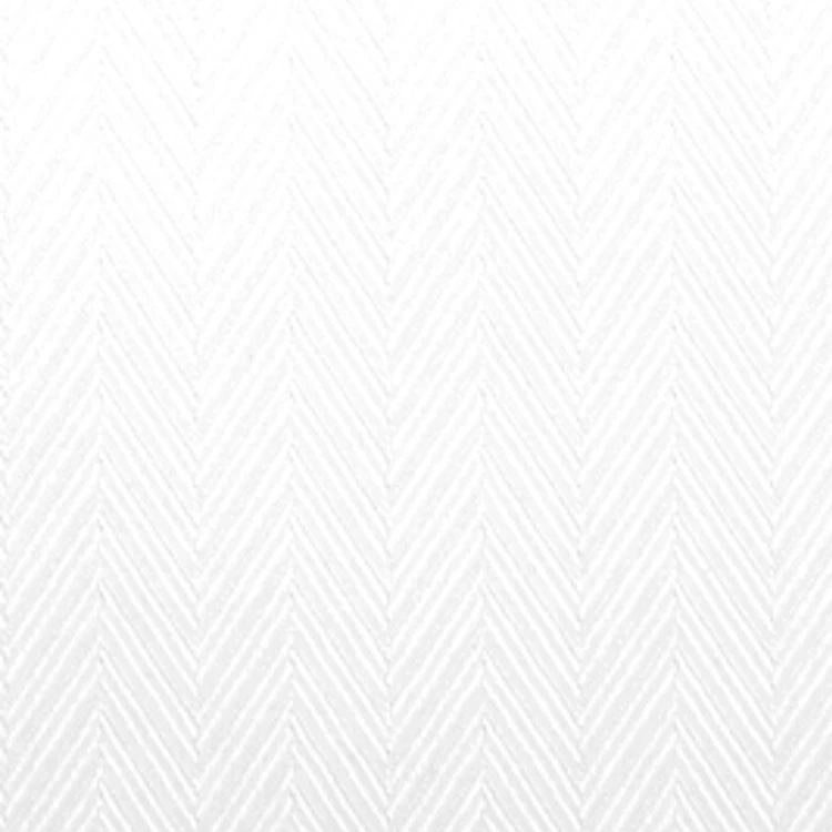 White Herringbone Shirt Fabric