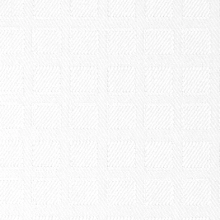 White Small Check Shirt Fabric