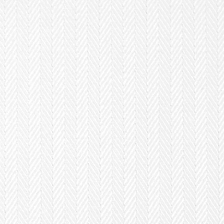 White Small Herringbone Shirt Fabric