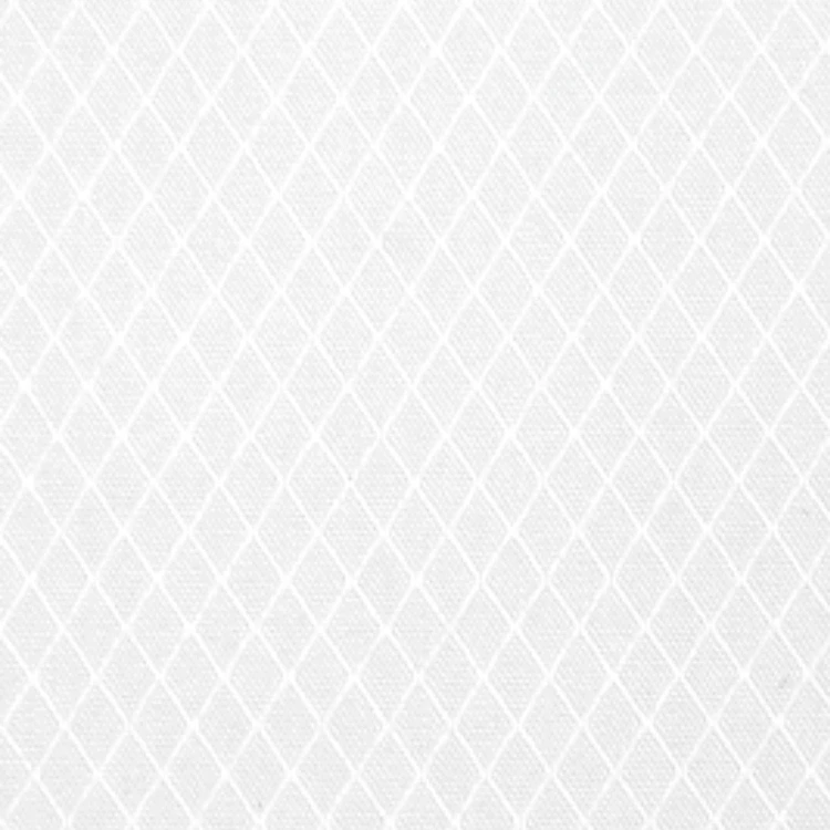White Diagonal Design Shirt Fabric