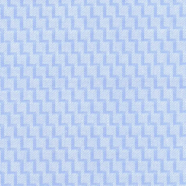 Light Blue Stair Design Shirt Fabric