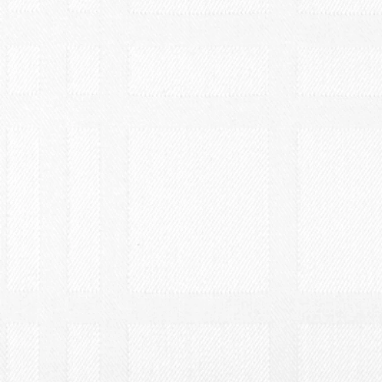 White Plaid Shirt Fabric