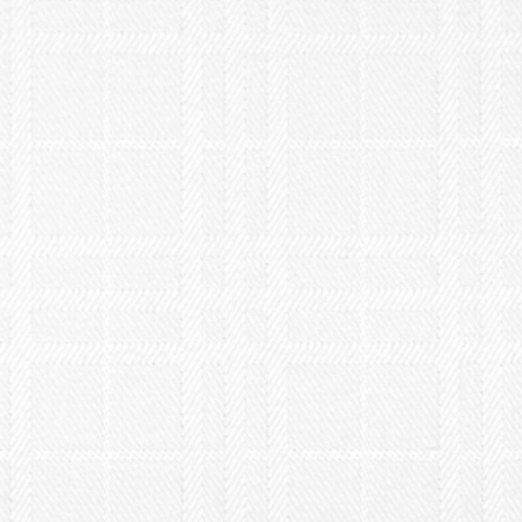 White Self Pattern Check Shirt Fabric
