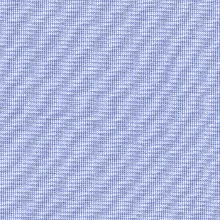 Blue Micro Check Shirt Fabric