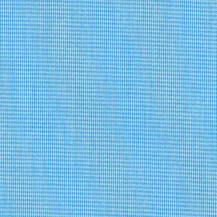 Turquoise Micro Check Shirt Fabric