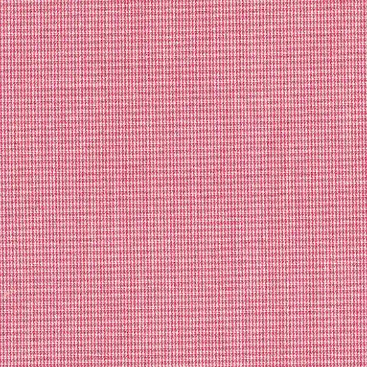Red Micro Check Shirt Fabric