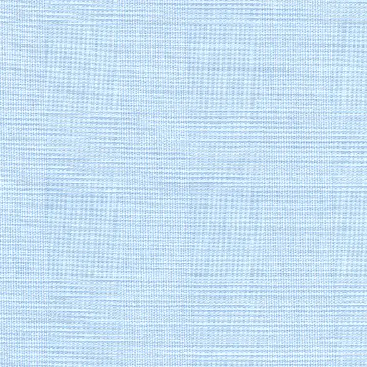 Light Blue Windowpane Shirt Fabric