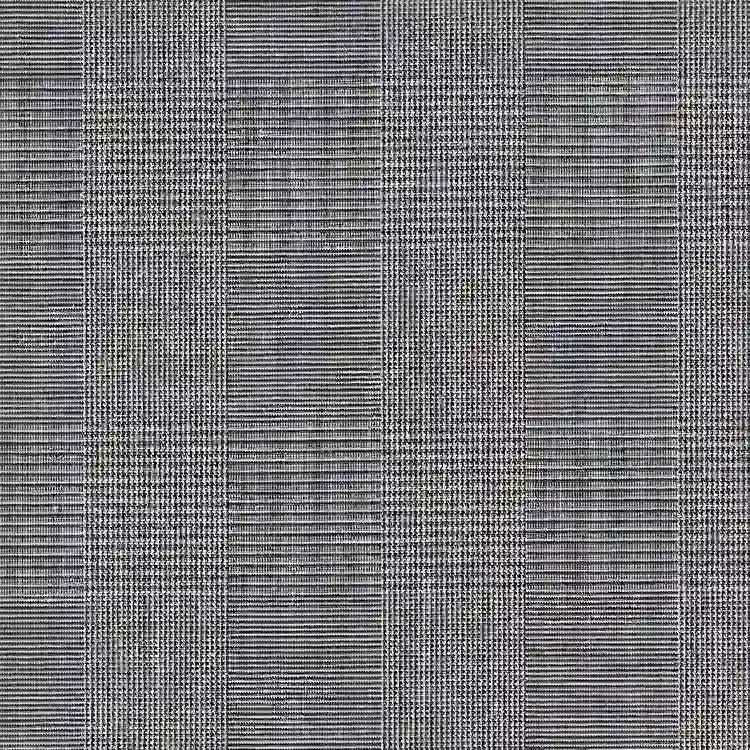 Gray Windowpane Shirt Fabric