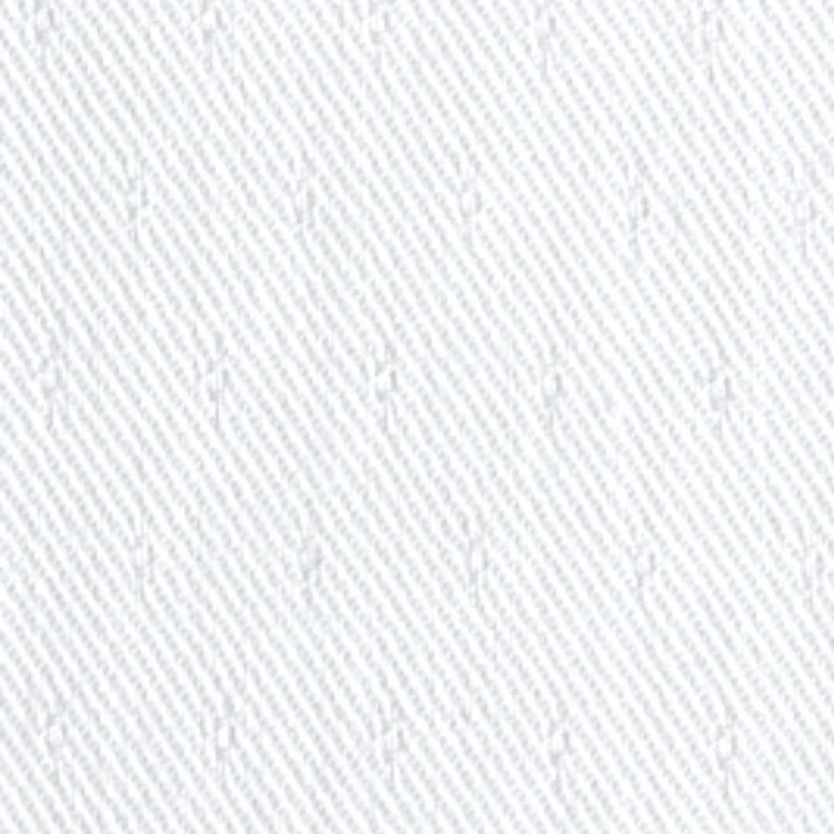 White Dotted Design Shirt Fabric