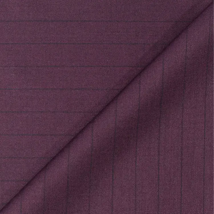 Burgundy with Black Pinstripe