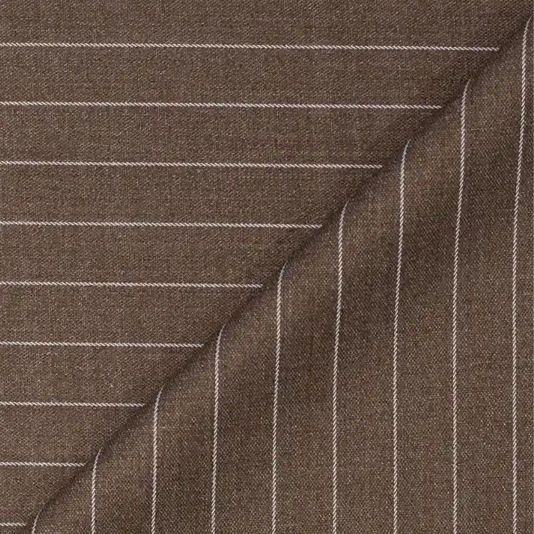Olive with White Pinstripe